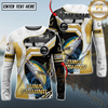 Maxcorners Angler Fishing Team Personalized Name, Team Name 3D Long Sleeve Shirt (Mahi-mahi, Tuna, Chinook, Marlin, Striped Bass, Salmon)