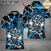 Maxcorners Darts Funny & Explosive Bullseye Graphic Multicolor Customized Name, Team Name 3D Shirts
