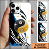 Maxcorners Billiards Yinyang Star Multicolor Personalized Name 3D Phone Case