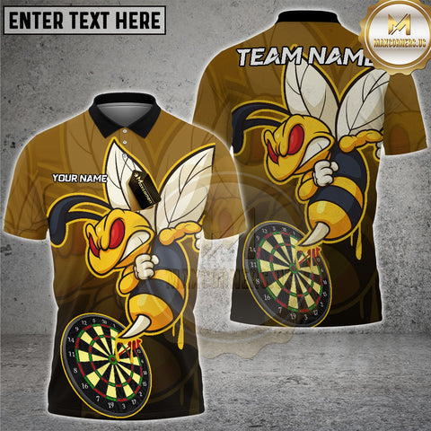 Maxcorners Darts Bee 3D Multioptions Personalized Name, Team Name  3D Shirt