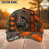 Maxcorners Hunting Orange Camo Hunter Personalized 3D Cap