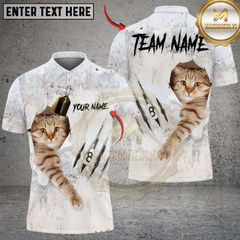 Maxcorners Billiards Ball 8 Cat Mew Personalized Shirt (2 Colors)