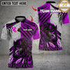 Maxcorners Flame Wolf Bowling Design Multicolor Customized Name, Team Name 3D Shirts