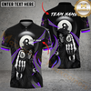 Maxcorners Billiard Ball 8 Playful Reaper Multicolor Options Personalized Name, Team Name 3D Shirt