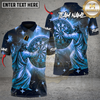 Maxcorners Darts God of the Golden Multicolor Customized Name, Team Name 3D Shirt