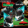 Maxcorners Billiard Apparel Badass Skull Player Multicolor Customized Name 3D Shirt