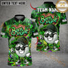 Maxcorners Graffiti Swing King Golf Polo Customized Name, Team Name 3D Shirts (4 Colors)