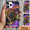 Maxcorners Abstract Paint Splash Dartboard Artistic Style Personalized Name 3D Phone Case