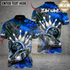 Maxcorners Full Throttle Frame Bowling Multicolor Customized Name, Team Name 3D Shirts