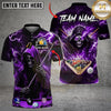 Maxcorners Billiards 8 Ball Thunder Midnight Reaper Pool Master Customized Name, Team Name 3D Shirt (6 Colors)