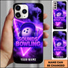 Maxcorners Bowling Sounds Ball Headphones Multicolor Personalized Name 3D Phone Case