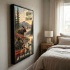 Maxcorners Wildlife Outdoor Mountain Game Animals Personalized Canvas Wall Art