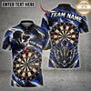 Maxcorners Darts & Dartboard Skull Strike Graphic Multicolor Customized Name, Team Name 3D Shirts