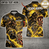 Maxcorners Darts Wolf & Inferno Dartboard Graphic Multicolor Customized Name, Team Name 3D Shirts