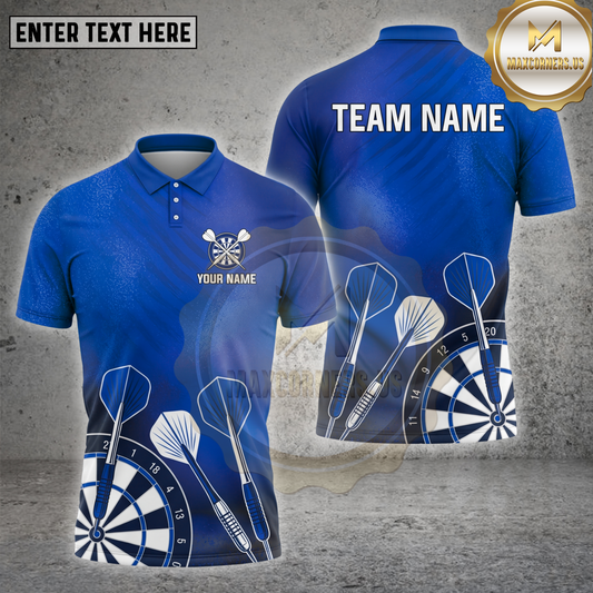 Maxcorners Darts Shirt Minimalist Dartboard Multiple Options Personalized Name, Team Name 3D Shirt