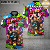 Maxcorners Bowling Funny Ball Never Give Up Multicolor Customized Name, Team Name 3D Shirts