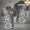Maxcorners Pickleball Star Multicolor Customized Name, Team Name 3D Shirts