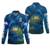 Maxcorners Largemouth Bass Fishing UV Protection Shirt, Fishing Jersey, Presents For Fishermen, Mens Casual Shirts