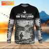 Maxcorners Cast All Your Cares on the Lord, Christian Fishing UPF Shirt, Funny Fishing Shirt