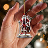 Maxcorners Custom Name Golf Christmas Ornament, Christmas Gift for Golf Lover 2D Flat LM2111