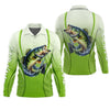 Maxcorners Largemouth Bass Fishing, Hooded UPF Shirt, Long Sleeve Fishing Shirts, Best Fishing Gifts