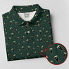 Maxcorners Dark Stout Beer St Patrick's Day Green Shamrock Golf Shirt, Polo Shirts For Men, Golf Shirts For Men