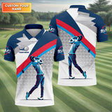 Maxcorners Swing Master Men's Golf Polo Shirt, Golfers Gift, Mens Golf Gift