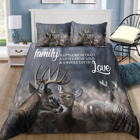 Maxcorners Deer Lovers Romantic Bedding Set