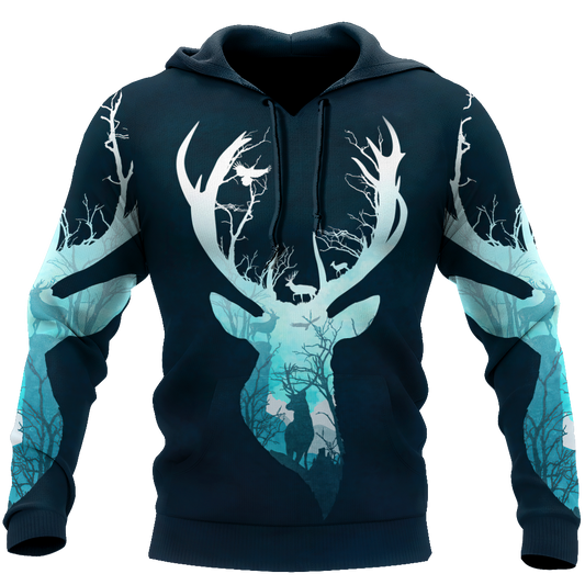 Max Corner Deer Hunting Tree Life 3D All Over Printed Shirts Gift For Hunter