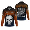 Maxcorners Fishing Saved Me From Being A Pornstar Hexagon Pattern SPF Shirt, Funny Fishing Shirt, Gift For Fisherman