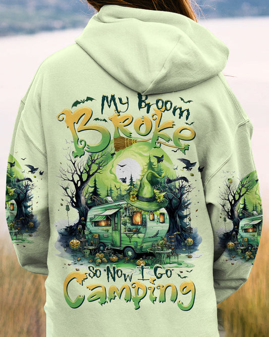 Maxcorners My Broom Broke So Now Halloween Camping All Over Print LM2101