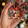 Maxcorners Custom Name Archery Ornament, Christmas Gift for Archery Lover 2D Flat LM2111