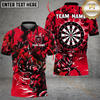 Maxcorners Darts Angry Deer Multicolor Options Personalized Name, Team Name 3D Shirt