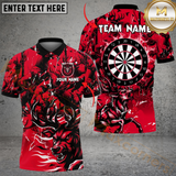 Maxcorners Darts Angry Deer Multicolor Options Personalized Name, Team Name 3D Shirt