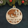 Maxcorners Personalized Bow Hunter Ornament 2025 -  Custom Name Gift for Deer Hunters LM0110