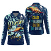 Maxcorners Marlin Fishing, Chase The Marlin - Catch The Dream SPF Shirts, Fishing Shirts For Men, Fisherman Gift