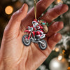 Maxcorners Custom Name Motocross Ornament, Motocross Lover Christmas Gifts 2D Flat LM2211