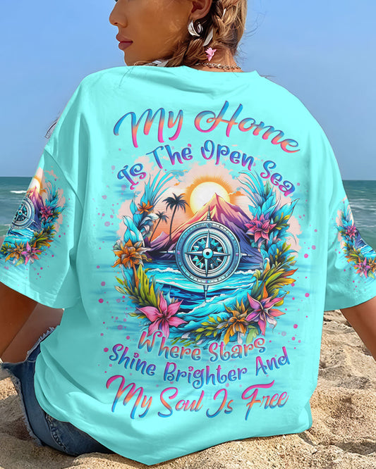 Maxcorners My Home Is The Open Sea Compass All Over Print LM2101