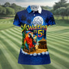 Maxcorners Parrot Drinking Cocktail Tiki Bar Not Waiting Til 5 Golf Shirt, Women’s Golf Polo, Golf Tops For Women, Printed Golf Shirt LM1507