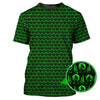 Maxcorners Bigfoot Golf Pattern Shirt, Funny Sasquatch Golf Polos, Golf Gift for Men, Crazy Golf Shirts For Golfers