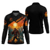 Maxcorners Bassquatch Bigfoot Fishing SPF Long Sleeve Shirts, Fishing Shirts For Men, Funny Fishing Shirt, Fisherman Gift