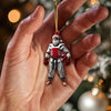 Maxcorners Custom Name Taekwondo Santa Ornament, Taekwondo Christmas Gift 2D Flat LM2211