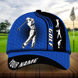 Maxcorners Golf Super Cool Golf Man Playing Personalized Name All Over Printed Cap