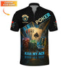 Maxcorners Funny Poker Shirts, Custom Name Poker Shirt, Menâ€™s Poker Polos, Kiss My AceLM1009