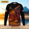 Maxcorners Well If The Shoe Fish Fishing UPF Shirt, Personalized Fishing Shirt For Men, Fishing Shirts For Men