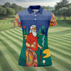 Maxcorners Funny Bearded Golfer With Paisley Pants Golf Polo Shirt, Ladies Golf Shirts, Women’s Golf Apparel LM1507
