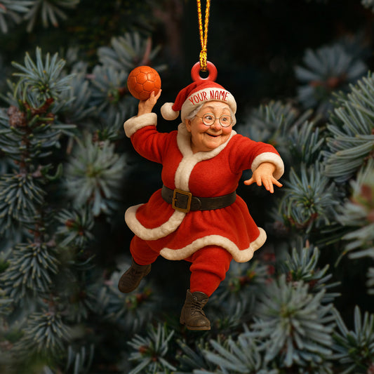Maxcorners Grandma Santa, Home Decor, Christmas Ornament, Personalized Ornament 2D Flat LM2111