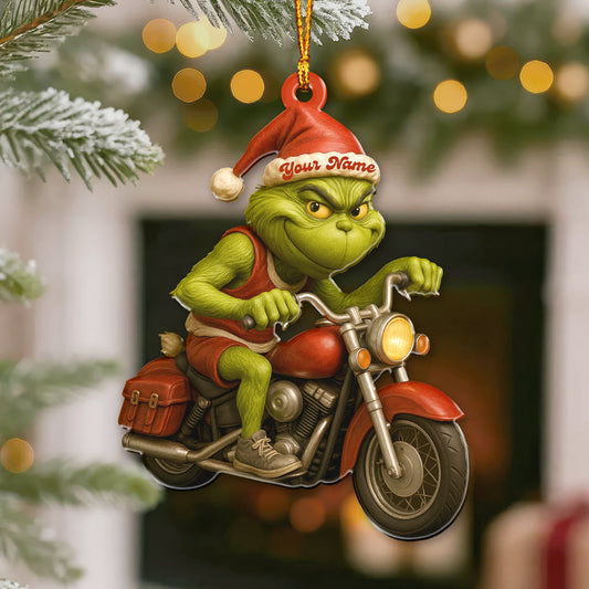 Maxcorners Racing ELF, Home Decor, Christmas Ornament, Personalized Ornament 2D Flat LM2111