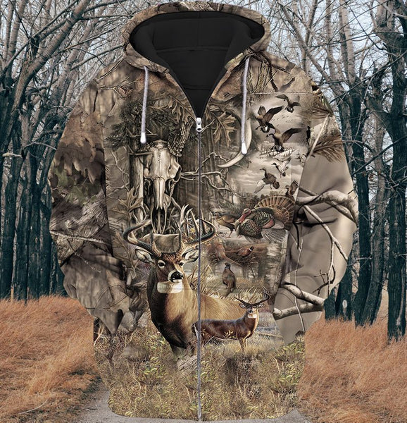 Maxcorners Hunting Deer 2 Shirt 3D All Over Printed Clothes