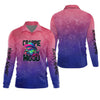 Maxcorners Crappie Mood Pink Purple Neon Fishing UPF Shirts, Funny Fishing Shirt, Gift For Fisherman